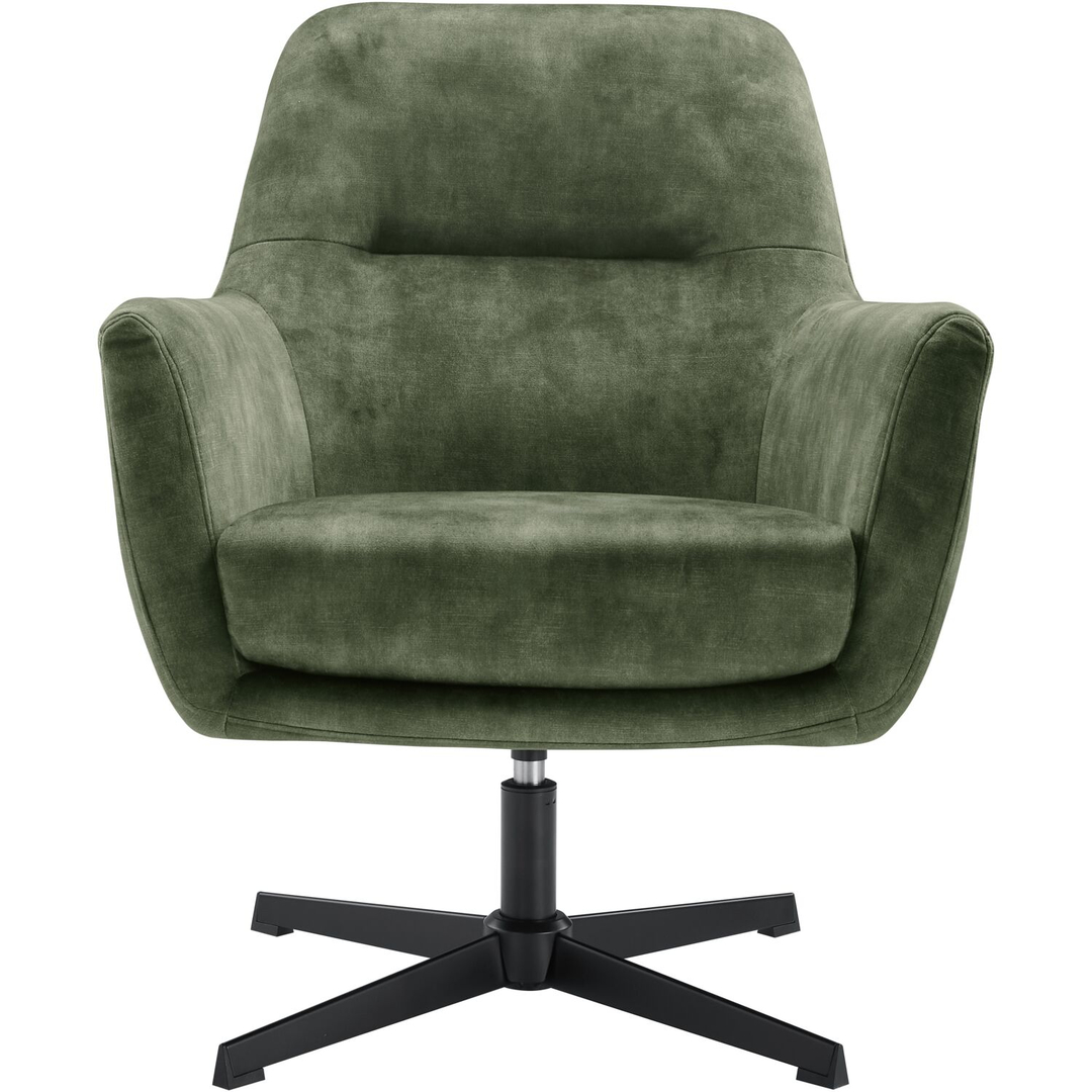 Draaifauteuil Tarkio velvet groen