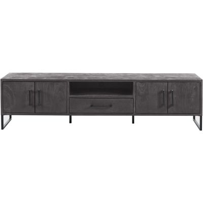 TV-meubel Piastra 188 cm zwart