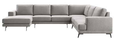 Hoekbank rechts Acante grijs supreme comfort