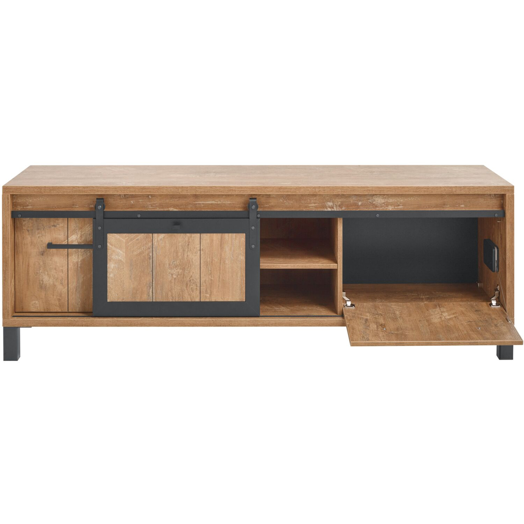 TV-meubel Alva 179 cm orange teak