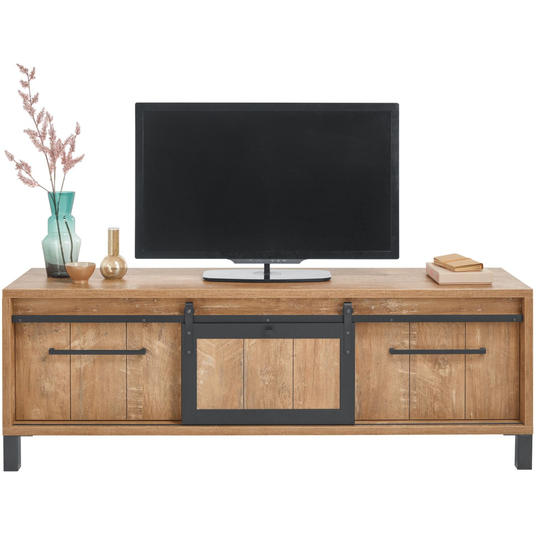 TV-meubel Alva 179 cm orange teak