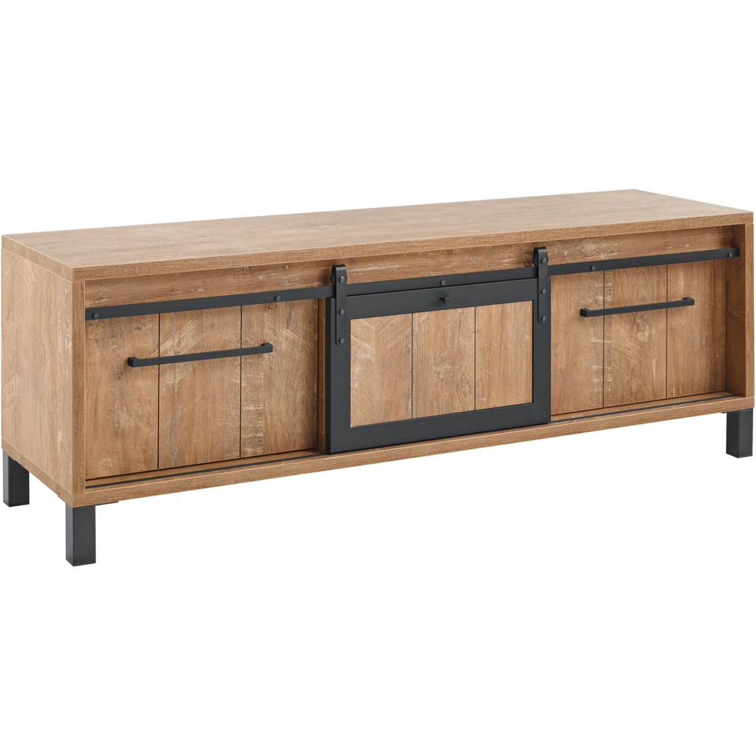 TV-meubel Alva 179 cm orange teak