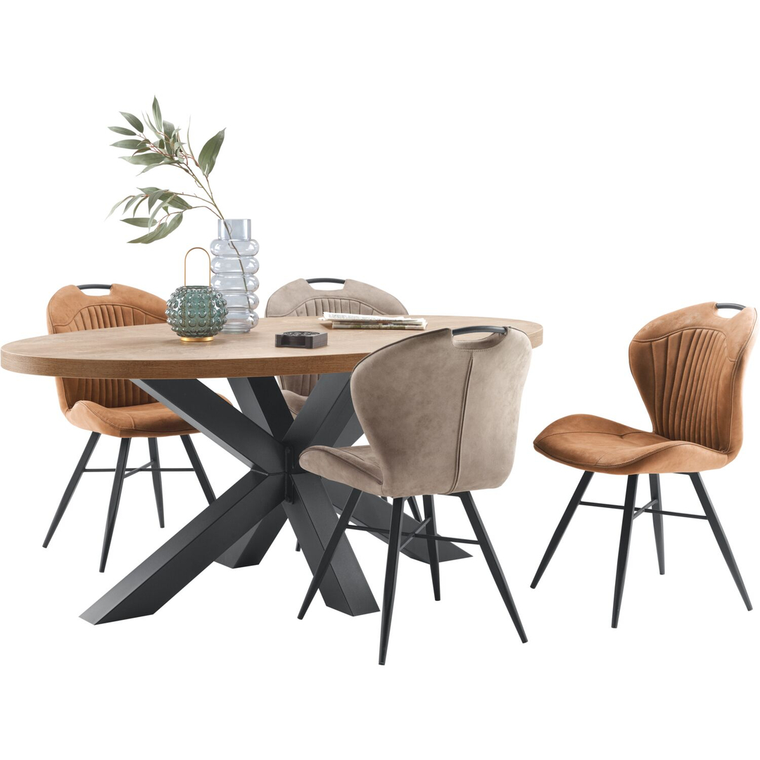 Eettafel Silvares 183x100 cm ovaal