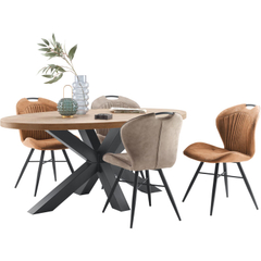 Eettafel Silvares 183x100 cm ovaal