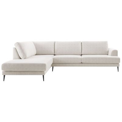 Hoekbank links Ansio beige premium comfort