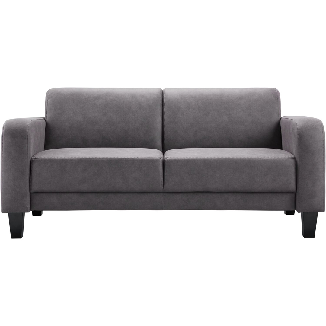 2,5 zitsbank Mills grijs basic comfort