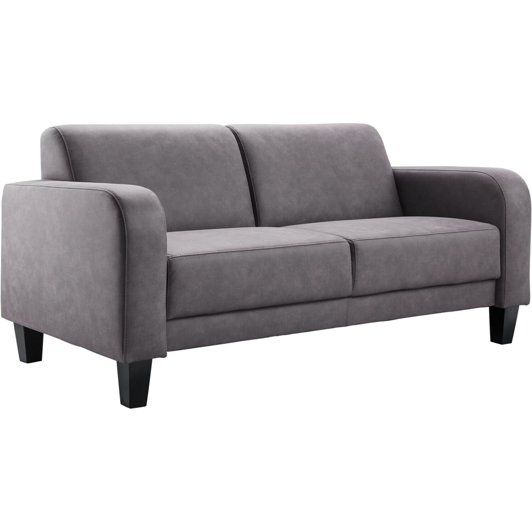 2,5 zitsbank Mills grijs basic comfort