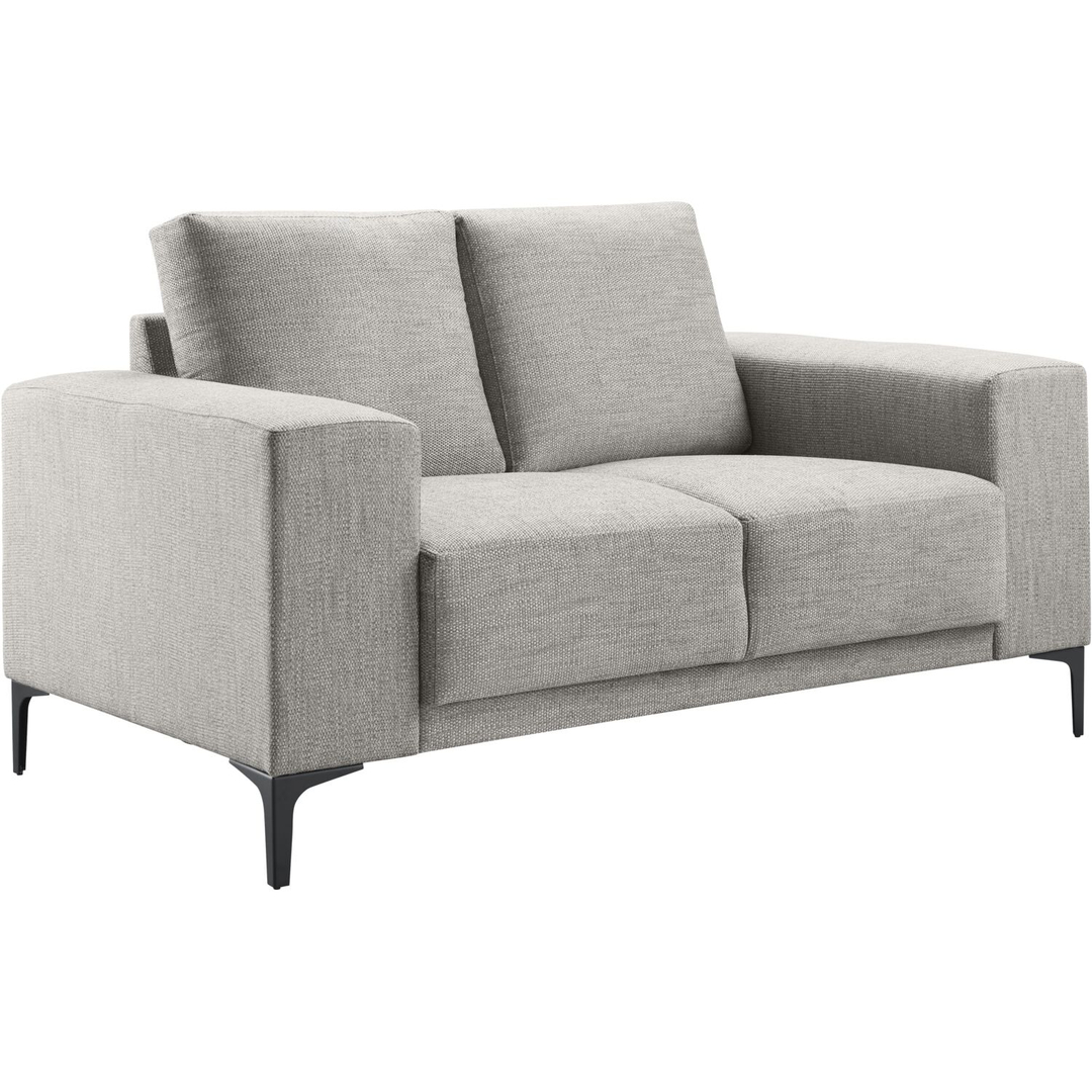 2 zitsbank Clanton grijs basic comfort