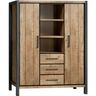 Opbergkast Mantera 170x139x48 cm lichtbruin