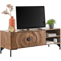 TV-meubel Nocona mangohout 160 cm