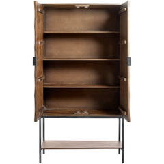 Opbergkast Nocona mangohout 190x100x41 cm