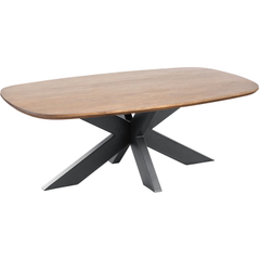 Salontafel Nocona mangohout 120x70 cm Deens ovaal