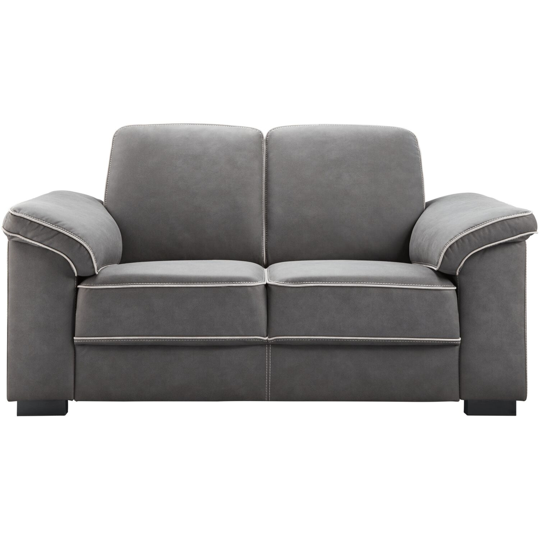 2 zitsbank Candelas grijs basic comfort