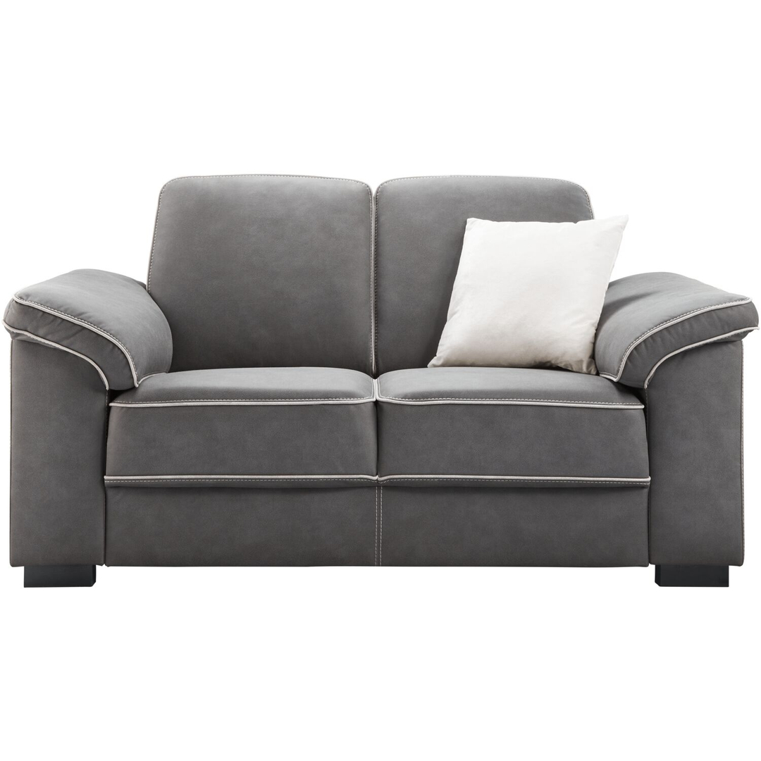 2 zitsbank Candelas grijs basic comfort