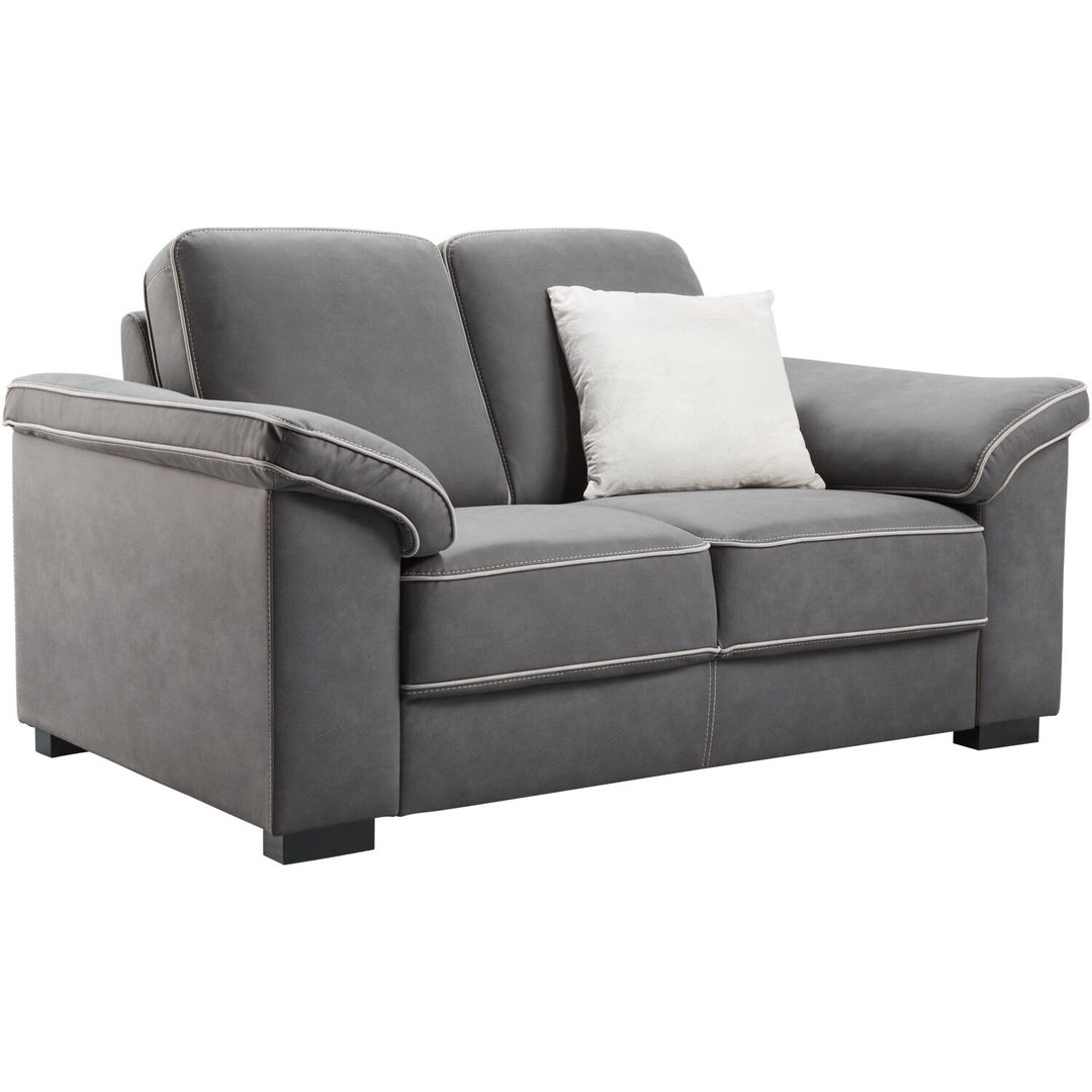 2 zitsbank Candelas grijs basic comfort