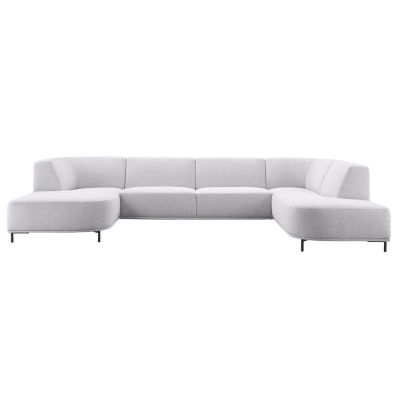 Hoekbank rechts Pantini lichtgrijs basic comfort