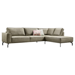 Hoekbank rechts Alburg groen premium comfort