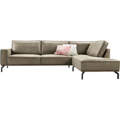 Hoekbank rechts Alburg groen premium comfort