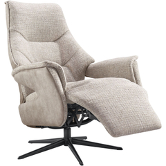 Relaxfauteuil Deming medium grijs 