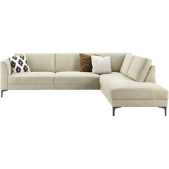 Hoekbank rechts Gulnare beige basic comfort
