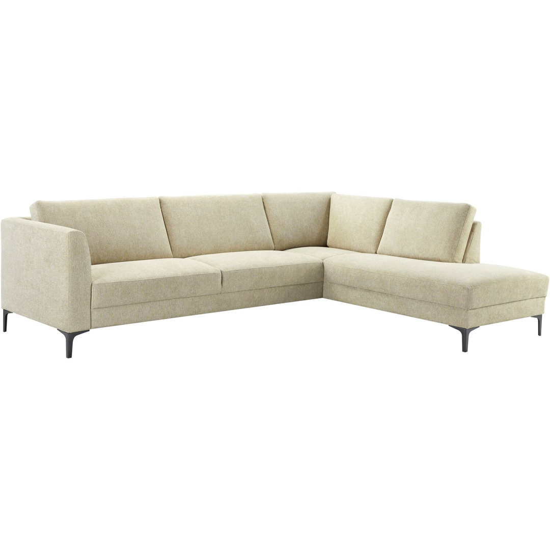 Hoekbank rechts Gulnare beige basic comfort