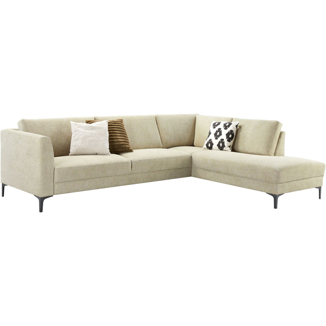 Hoekbank rechts Gulnare beige basic comfort