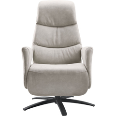 Relaxfauteuil Tolgia small microleder grijs