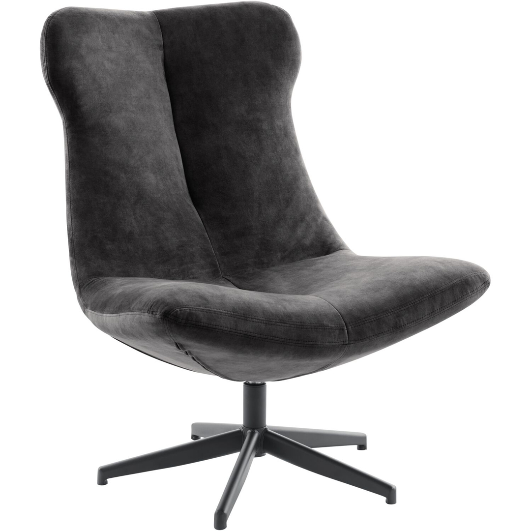 Draaifauteuil Inala antraciet