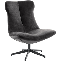 Draaifauteuil Inala antraciet