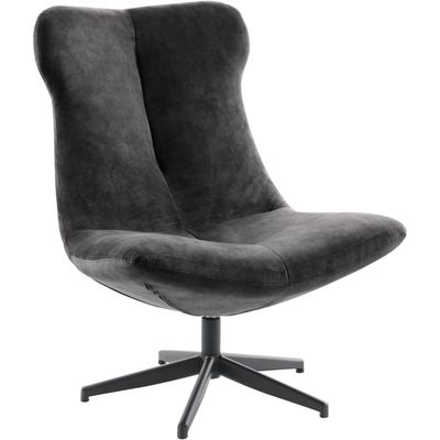 Draaifauteuil Inala antraciet