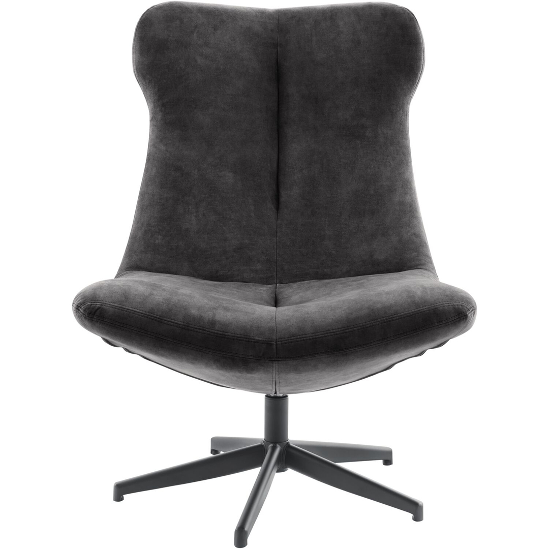 Draaifauteuil Inala antraciet