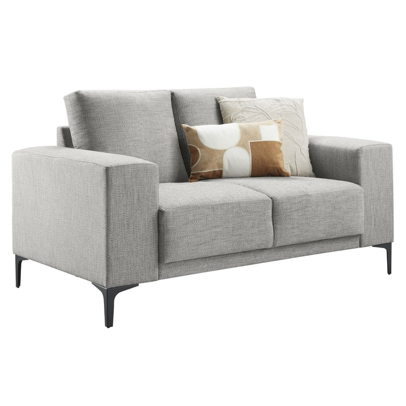 2-zitsbank Clanton grijs premium comfort