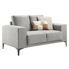2-zitsbank Clanton grijs premium comfort