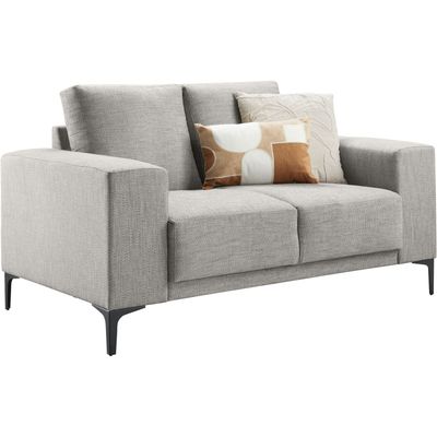 2-zitsbank Clanton grijs premium comfort