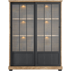 Vitrinekast Ladonia 188x143x50 cm