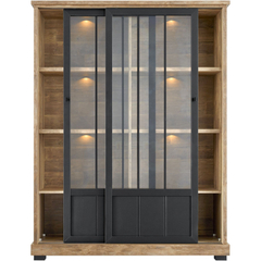 Vitrinekast Ladonia 188x143x50 cm