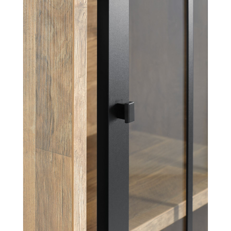 Vitrinekast Ladonia 188x143x50 cm