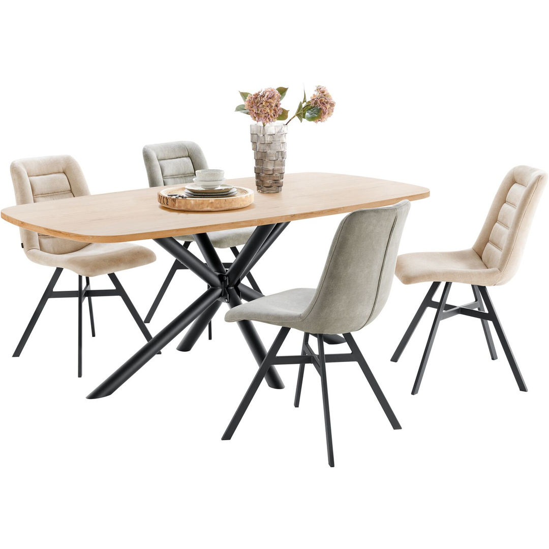 Eettafel Levado 183x100 cm Deens ovaal