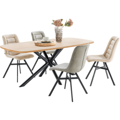Eettafel Levado 183x100 cm Deens ovaal