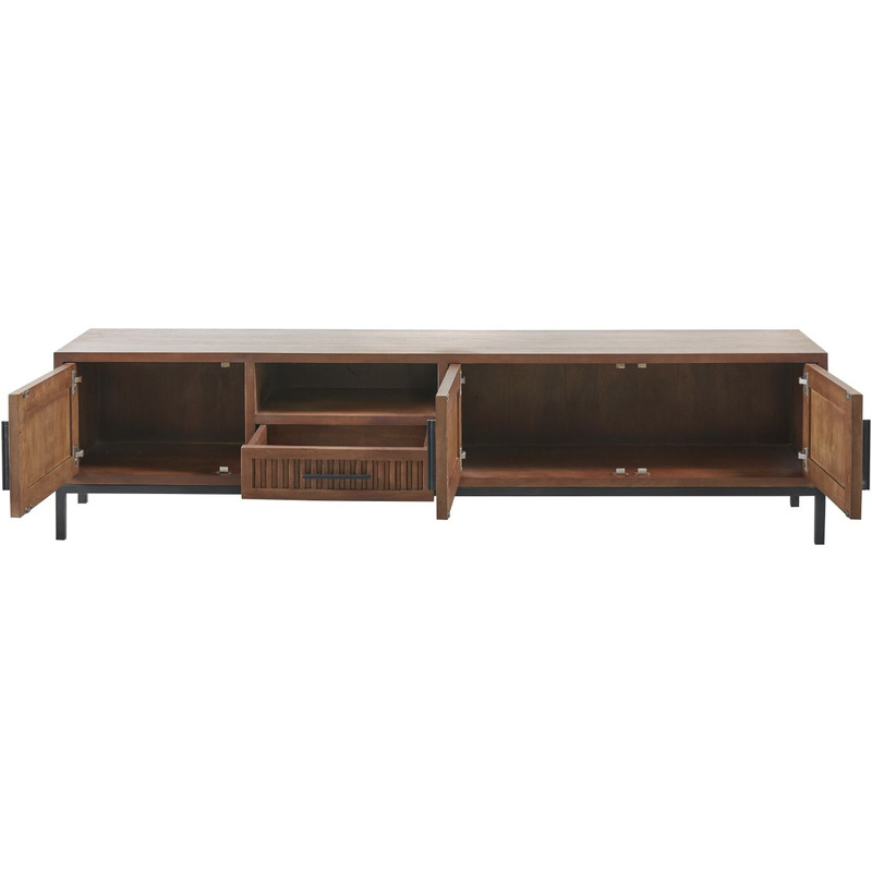 Tv-meubel Maverna mangohout 202 cm bruin