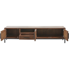 Tv-meubel Maverna mangohout 202 cm bruin