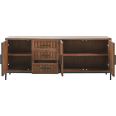 Dressoir Maverna mangohout 77x202x42 cm