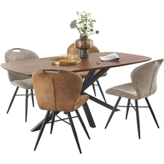 Eettafel Maverna mangohout 220x105 cm ovaal
