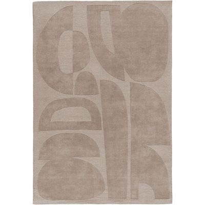 Vloerkleed Brusly 160x230 cm lichtgrijs