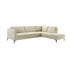 Hoekbank rechts Gulnare beige premium comfort