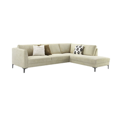 Hoekbank rechts Gulnare beige premium comfort