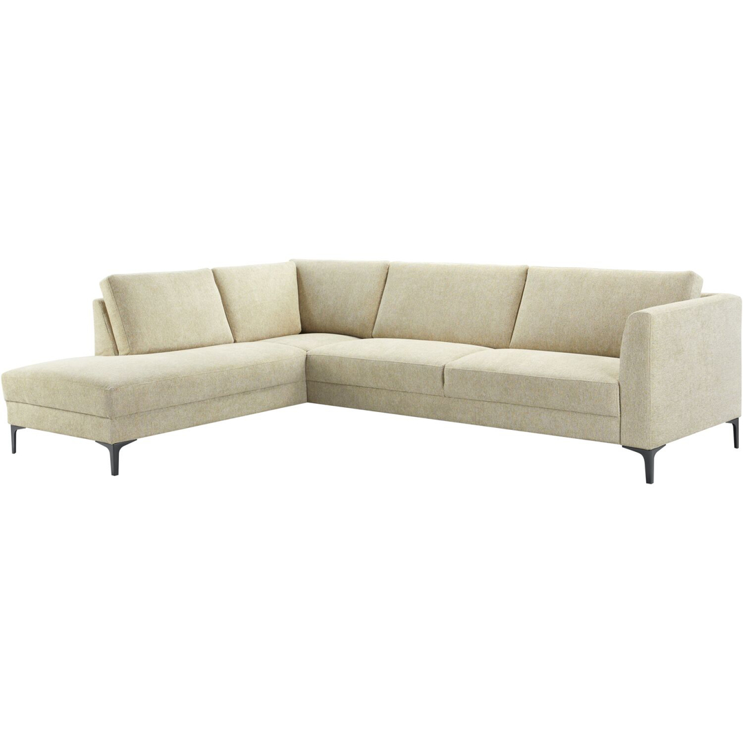 Hoekbank links Gulnare beige basic comfort