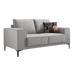 2 zitsbank Calira grijs basic comfort