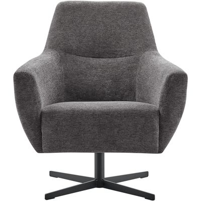 Draaifauteuil Gudo donkergrijs