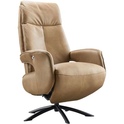 Relaxfauteuil Balfour medium microleder cognac
